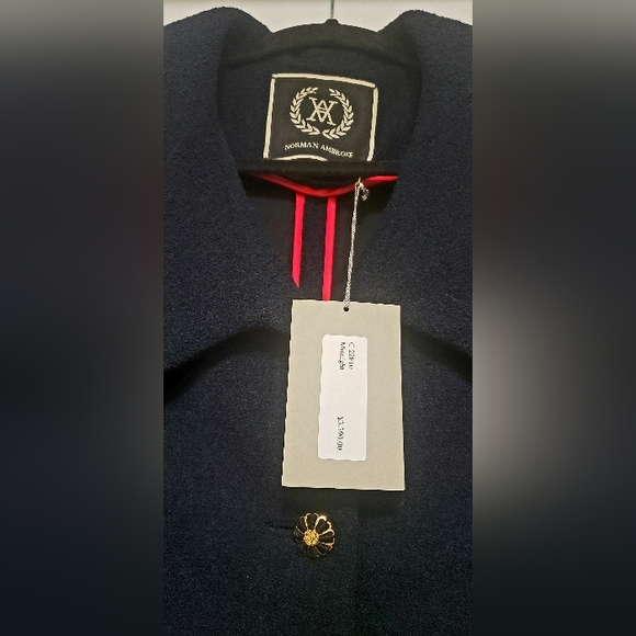 **NORMAN AMBROSE COAT | MIDNIGHT NWT'S - Picture 2 of 13